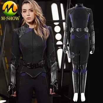 

Agents of S.H.I.E.L.D. Season 6 Skye Quake Cosplay Costume Daisy Johnson Suit Halloween Carnival Party Costume for Adult Women