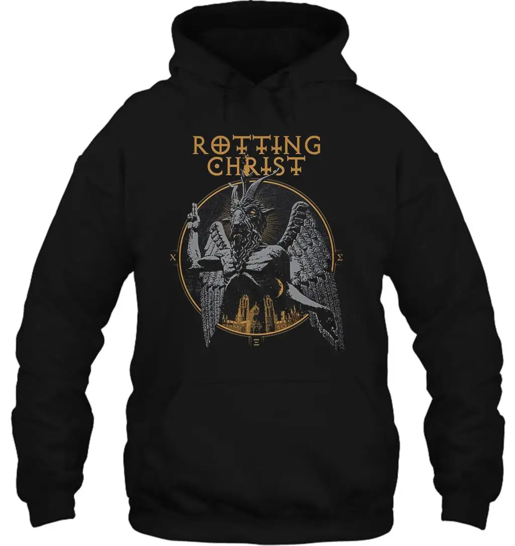 Мужская толстовка с капюшоном Rotting Christ Santanica, новая официальная женская уличная одежда