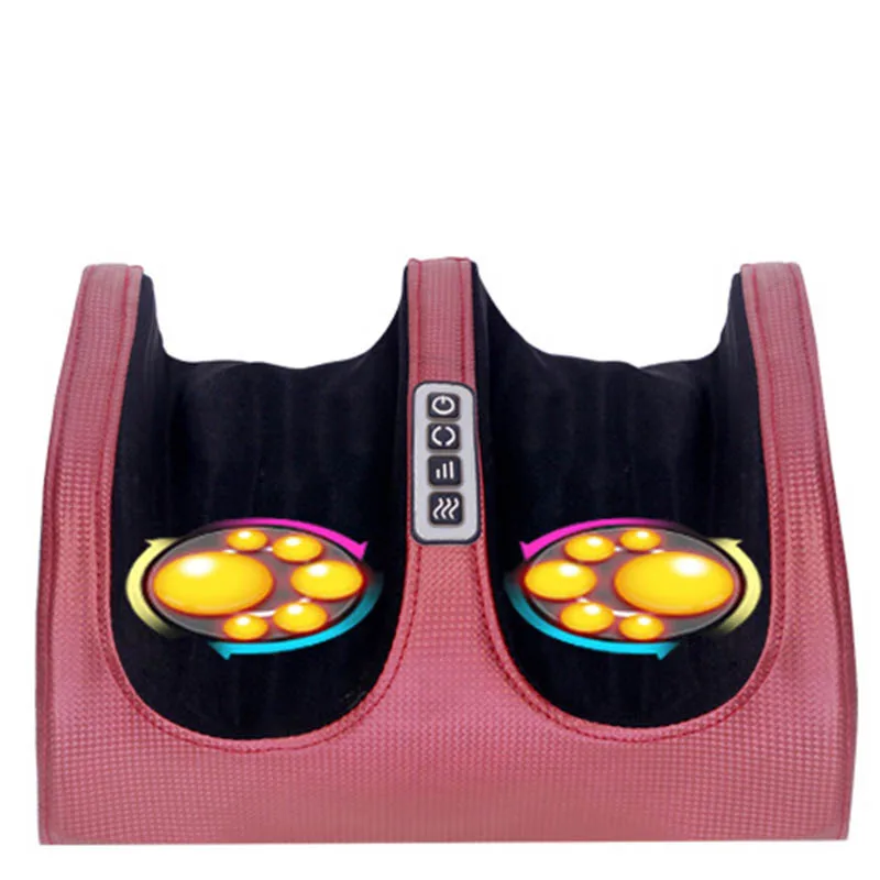  Shiatsu Physiotherapy Foot Massager Hot Compress Therapy Pain Electric Simulation Massage Machine R