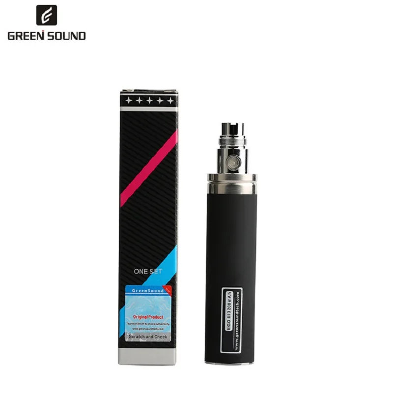 Оригинальный аккумулятор GS eGo II 3200 мАч для электронных сигарет обновленный EGO