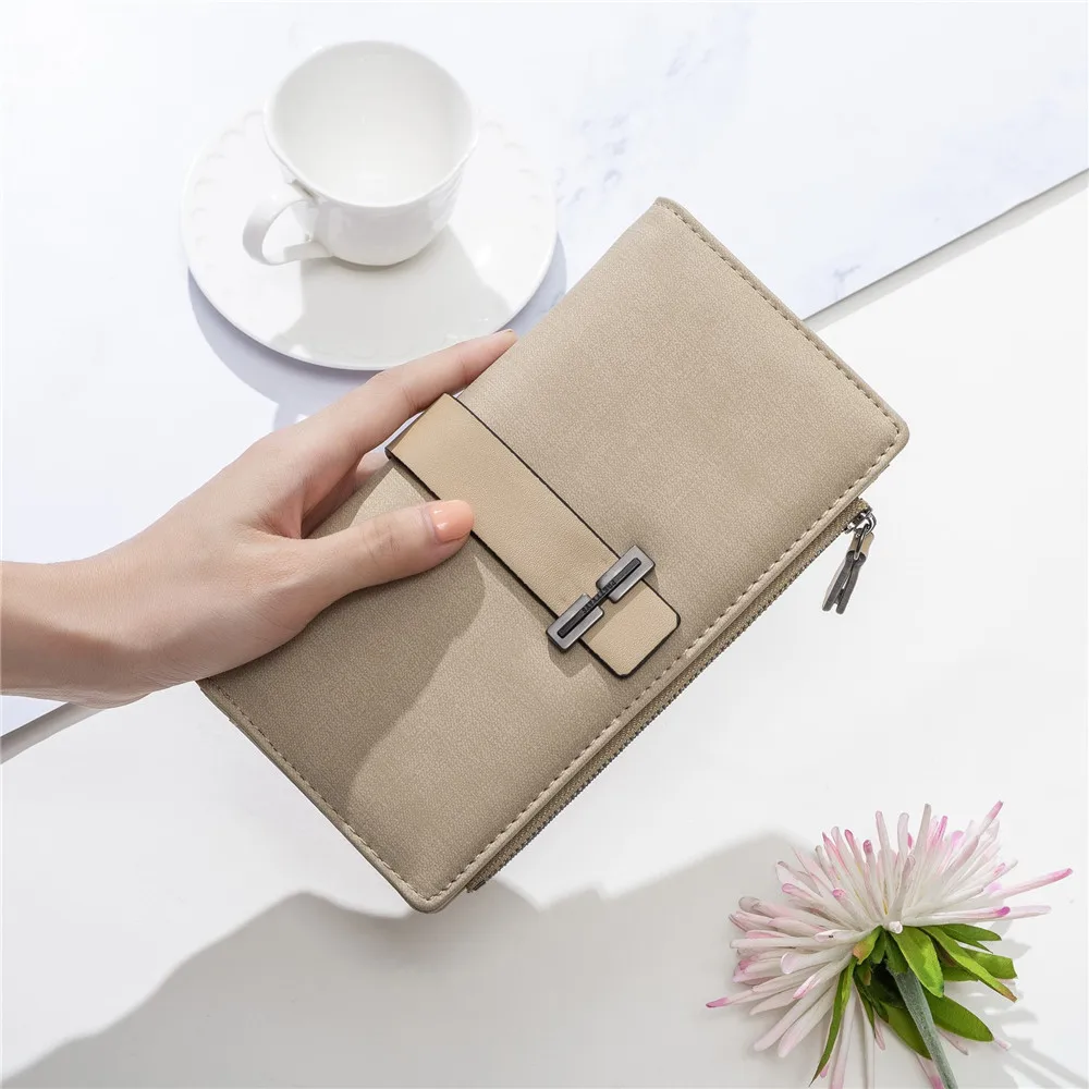

Vintage Women Wallet Solid Fashion Purse Pocket Card Holder Brand Designer Women Wallets PU Leather Wallet Female Purse 2019 NEW