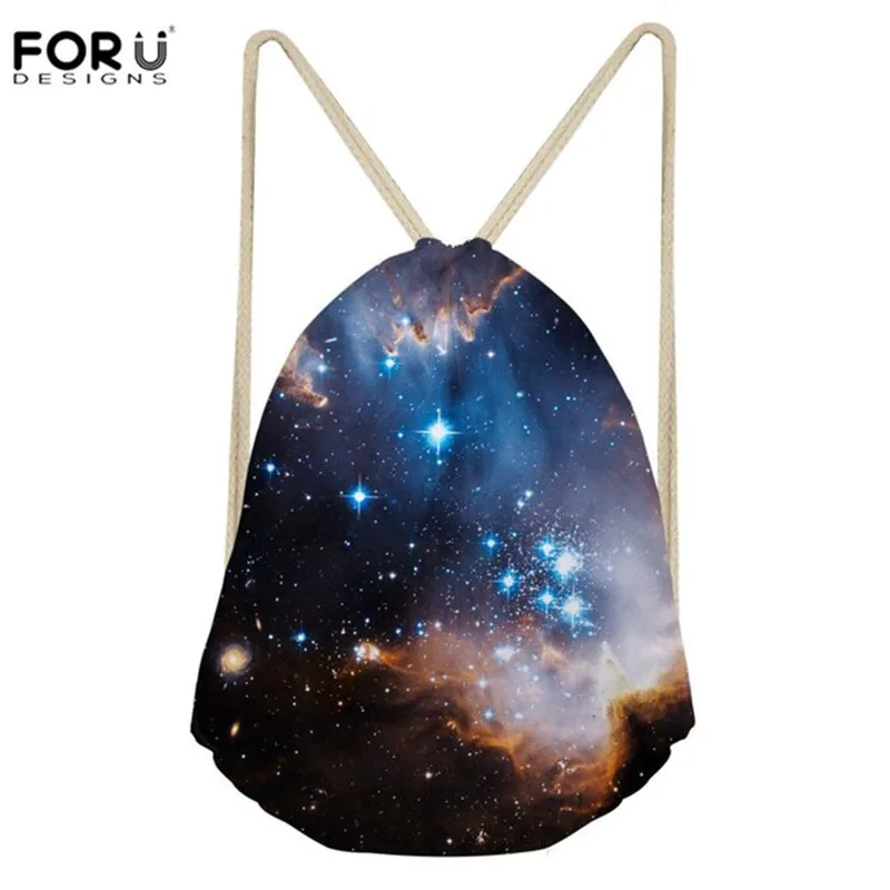 Drawstring Backpack Space Comet Universe Rucksack