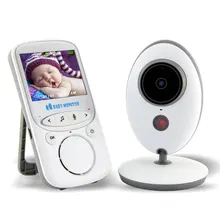Newest Wireless Lcd Audio Video Baby Monitor Vb605 Radio Nanny Music Intercom Ir 24H Portable Baby Camera Baby Walkie Babysitter