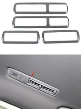 

For Toyota Highlander 2020 2021 2022 Car Roof Air Conditioning Outlet Trim Cover Decorative Frame Chrome Interior Accessories