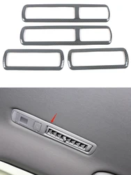 Garniture de sortie de climatisation de toit de voiture, cadre décoratif, accessoires d'intérieur chromés pour Toyota Highlander 2020 2021 2022 