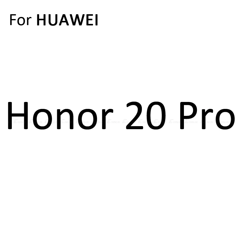 Прозрачная мягкая задняя пленка из углеродного волокна для HuaWei Honor 20S 10i 20i View 10 20 30 Pro 8 V9 Play Lite, защита заднего экрана, не стекло - Цвет: For Honor 20 Pro