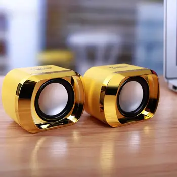 

TWISTER.CK Mini Computer Speakers USB AUX Jack 3.5mm PC Desktop Laptop Stereo Wired Sound Subwoofer