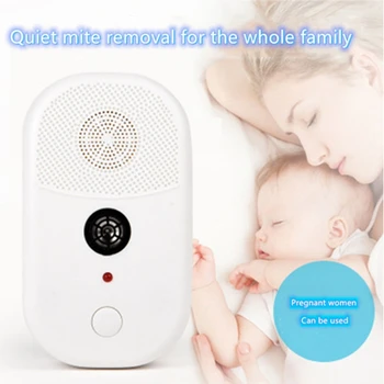 

Ultrasonic Mite Removal Instrument Wireless Dual-Port Household Ultrasonic Mite Removal Device US PLUG
