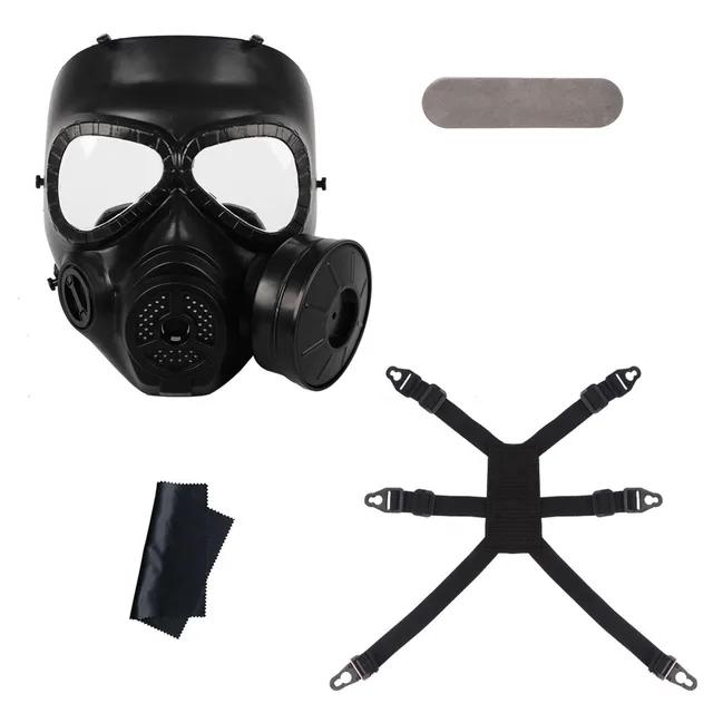 Máscara de Gas de cara completa militar M50 con ventilador, Calavera,  fiesta de Cosplay, CS Wargame, protector facial, Airsoft táctico, máscaras  de Paintball - AliExpress