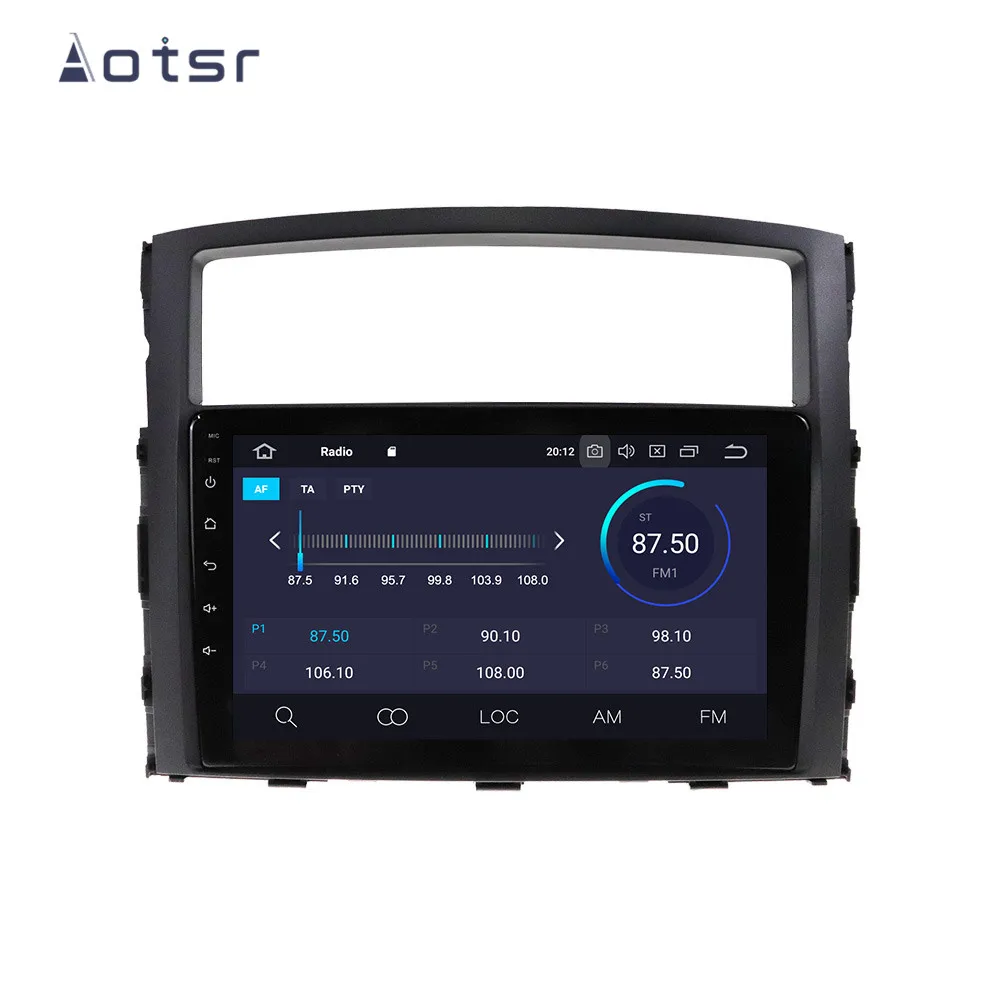 DSP Android 10 Carplay автомобильный gps-навигация, dvd-плеер для Mitsubishi Pajero 4 2006+ Авто Стерео Радио мультимедийный плеер головное устройство