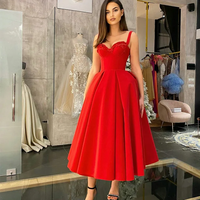 Elegant Red Cocktail Dresses