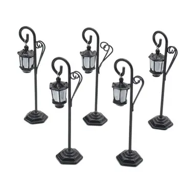 

5 PCS Streetlight Shape Wedding Party Reception Place Card Holder Number Name Table Menu Picture Photo Clip Card Holder Stand wi