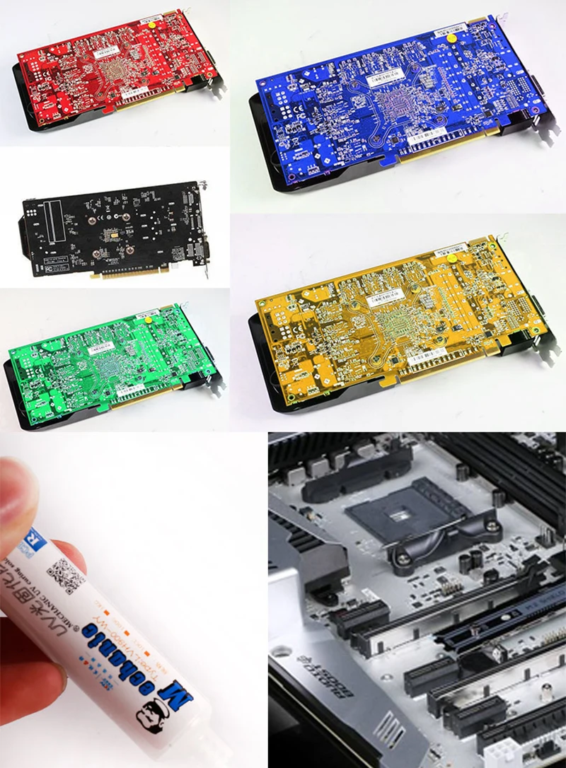 Механик УФ-светильник отверждения Bga Pcb паяльная маска чернила для сварки масляной краски предотвращения коррозионного дуга