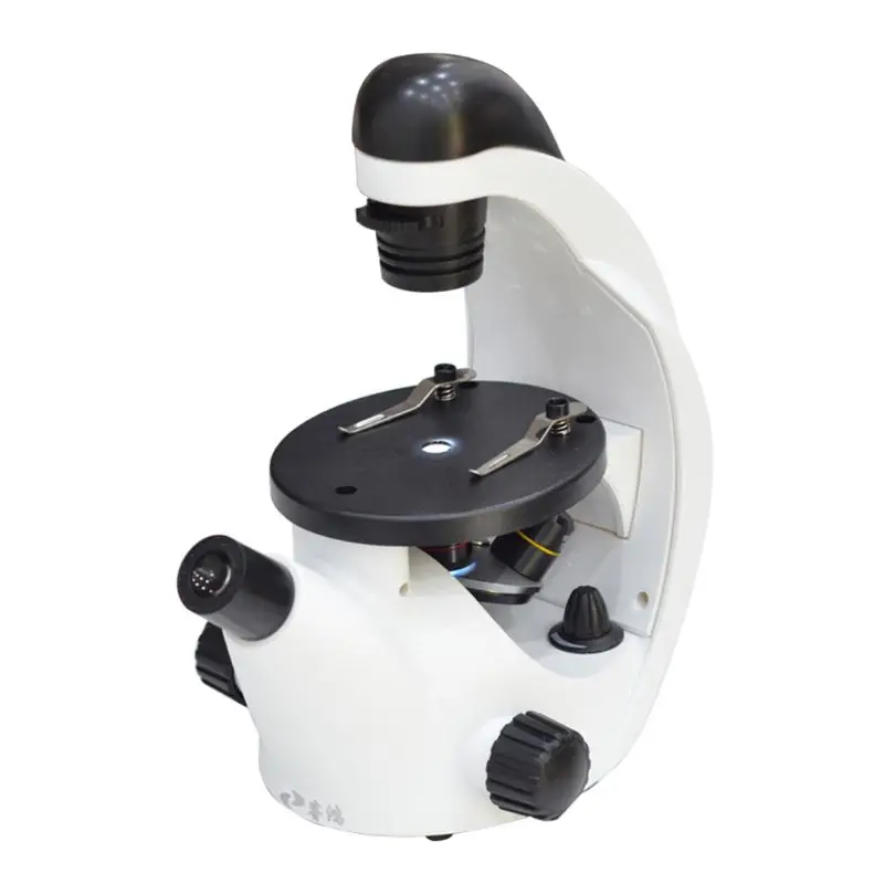 

Monocular Inverted Microscope Triple 4x 10x 20x Coarse 40x-320x for Educational