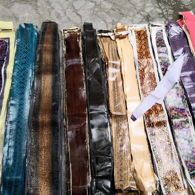 DIY 20 цветов Натуральная змеиная кожа ткань с ручными кожаными инструментами редкая кожа 75x13cm-170X15cm