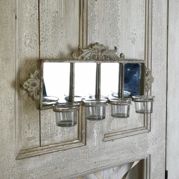 retro vintage metal decorative wall candle holdersCandle Holders