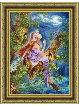 

Set for embroidery Gold Fleece Ф-035 "Forest dreamer"