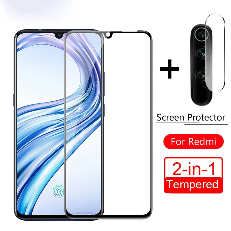 Закаленное стекло для xiaomi redmi note 7 8 T Pro 2 шт. защитная пленка экрана телефона Xiomi
