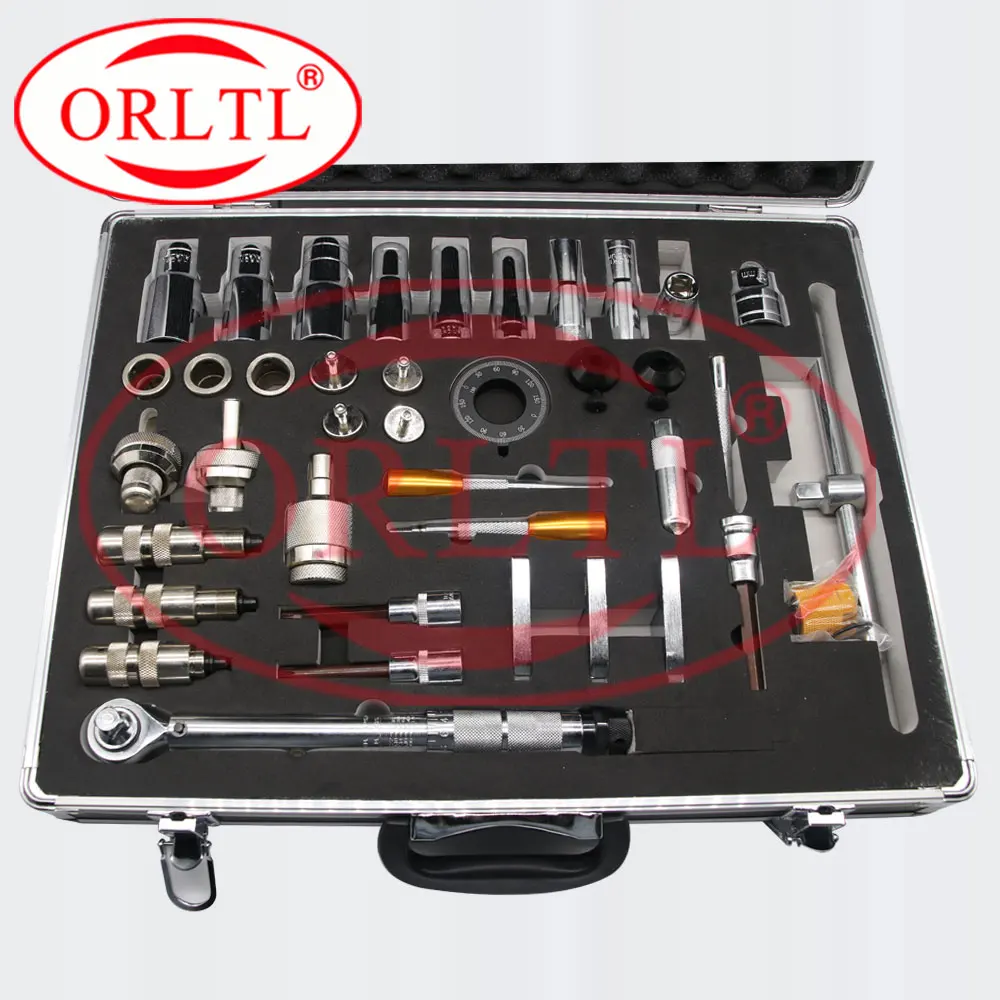 

New 40pcs Injector Repair Disassembly Tool Kits Diesel Fuel Injector Dismantling Equipments For Bosch Denso Delphi Excavator