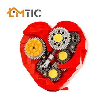 

Clockwork Heart Diecast Model Kid Children Educational Toys MOC- 4453 Christmas Birthday Gift