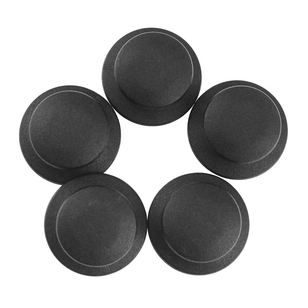 1 Pcs Dustproof Plug For Car Automobile 2.1cm/2.2cm Cigarette Lighter Hole Socket Dust Cap Black 1.34'' x 0.98''