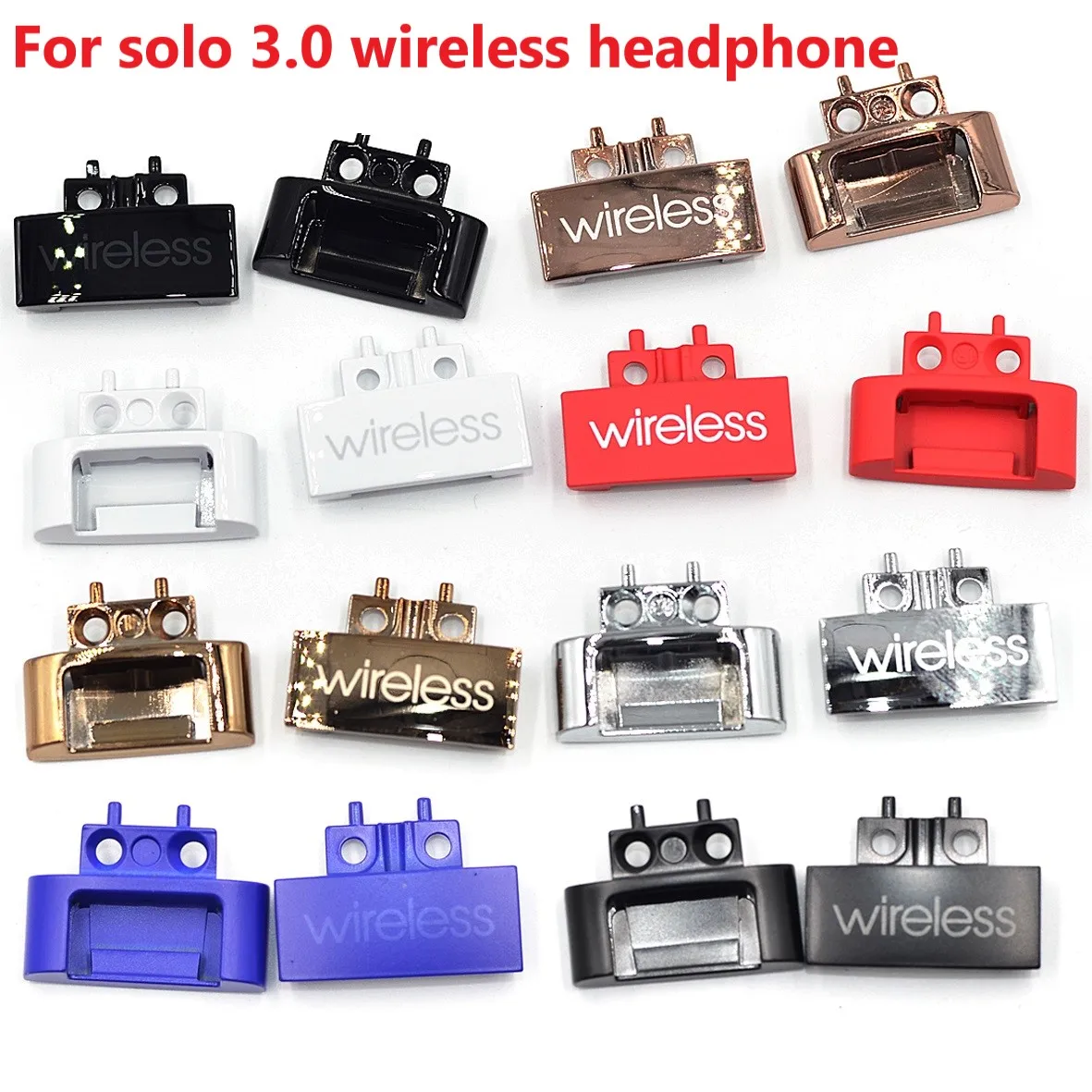 

Replacement Mental Buckle Logo for Solo 3.0 Wireless Headphone Repair Parts Metal Lock Iron Sheet Connector Parts for Solo3.0