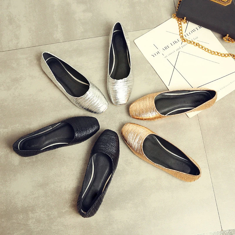 TIMETANG2019 весенне-осенние женские повседневные удобные кроссовки на плоской подошве женские туфли на плоской подошве с квадратным носком тонкие золотые, серебряные, большие размеры