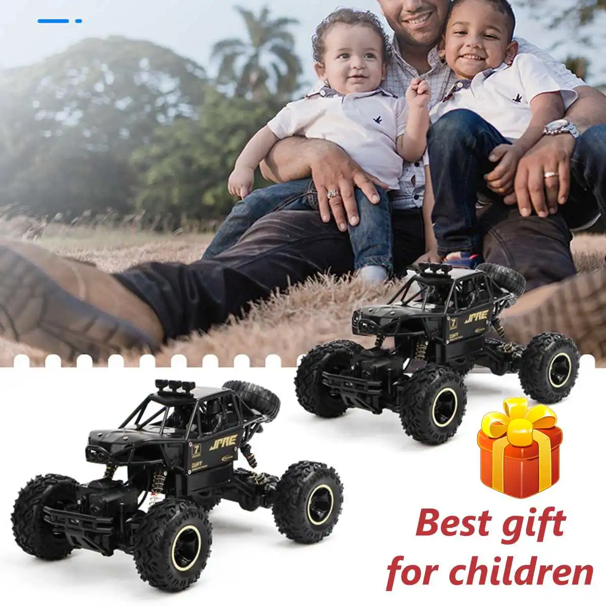 1:16 4WD RC Cars 28cm 2.4Ghz Raido Control High Driving Speed Off-road Climing Remote Control Model Truck Toys For Children