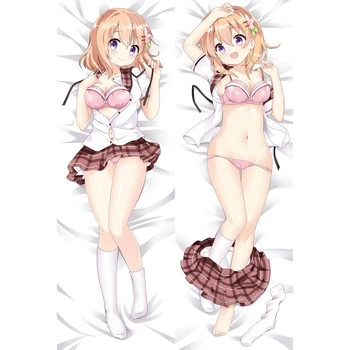 

Anime Dakimakura 2Way 160x50cm Is the Order a Rabbit Cocoa Hoto Japanese Girl Body Hugging Pillow Case Cover Gift for OTAKU