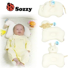 

Sozzy Children's organic Colored Cotton Animal Shaped Pillow Baby Pillow Both Supine and Side Sleep
