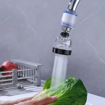 

Pressurized Shower Head Triple Faucet Shower Head Conversion Filter 360 Rotating Splashproof Purify Faucet 3 Mode Water Saving