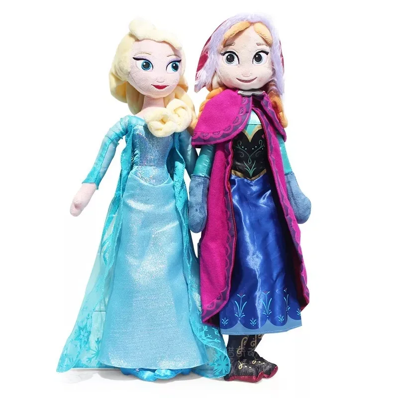 50 см Disney Frozen Анна Эльза плюшевая кукла игрушка Снежная королева куклы принцессы