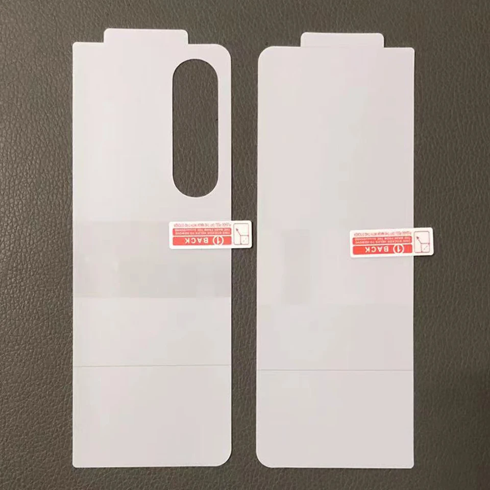 50Pcs 3 in1 Full Cover Soft Hydrogel Film Case For Samsung Galaxy Z Fold 3 2 ​Front Back Screen Protector Camera Film Not Glass