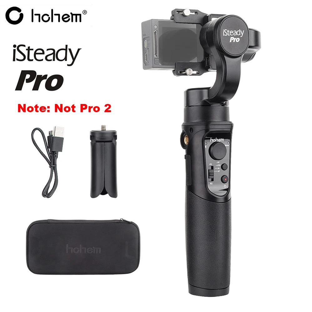 Hohem iSteady Pro 2/Pro брызг 3-осевой ручной однажды для DJI Osmo Экшн камера Gopro Hero 7/6/5/4/3 SJCAM YI экшн-камер - Цвет: iSteady Pro not 2