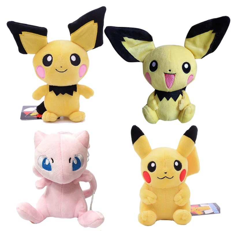 子供のためのポケモンぬいぐるみ cmのピカチュウ ミュウピチュウ アニメ周辺人形 クリスマスプレゼント Aliexpress Toys Hobbies