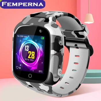 

Femperna LEC2 Kids Smart Watch IP67 Waterproof Super-Long Standby SOS Camera Smart Watch for Android IOS