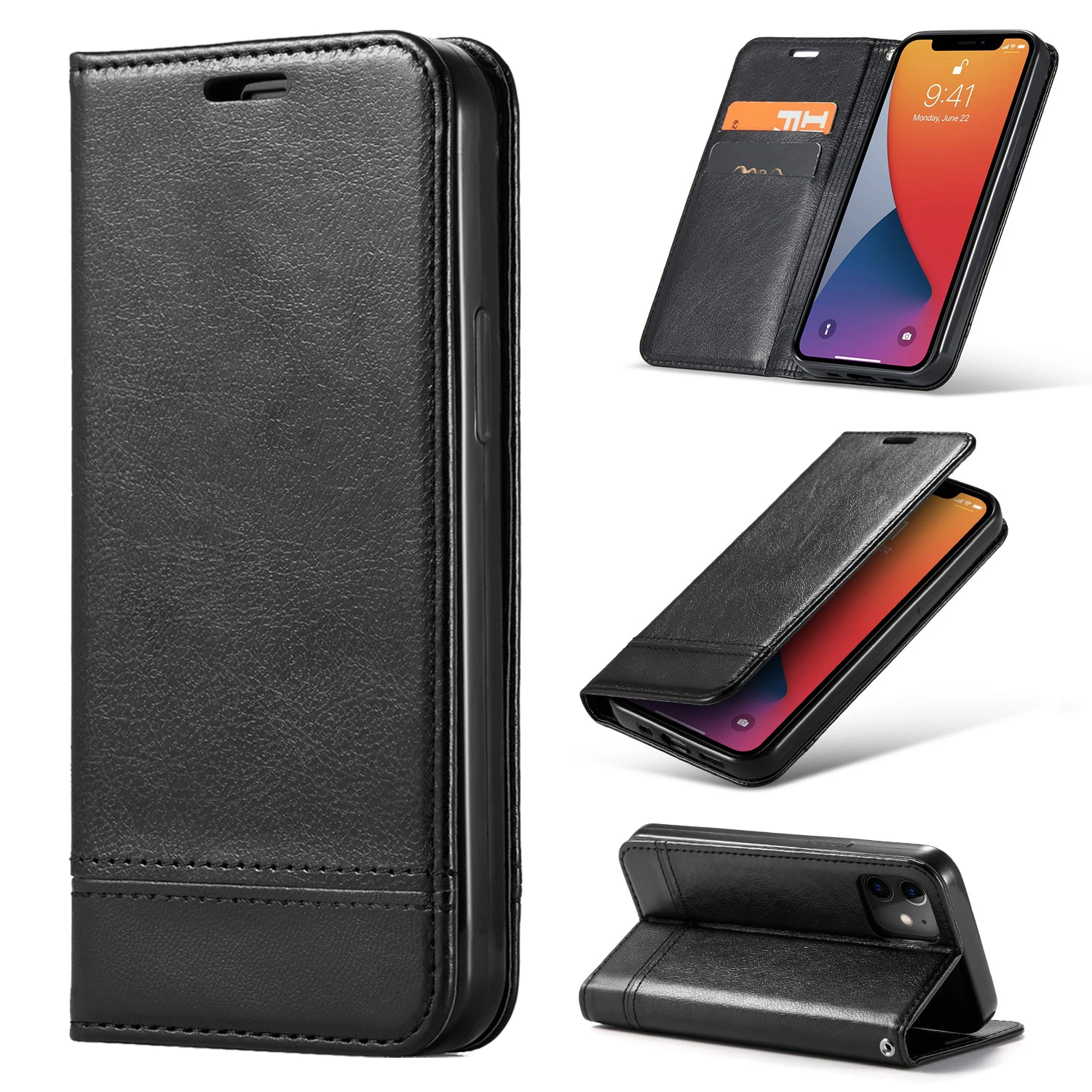 Деловой чехол кошелек для Samsung S6 S7 Edge S8 S9 Plus S10E S20 Ultra Note 5 8 9 10 + A7 2018 кожаный