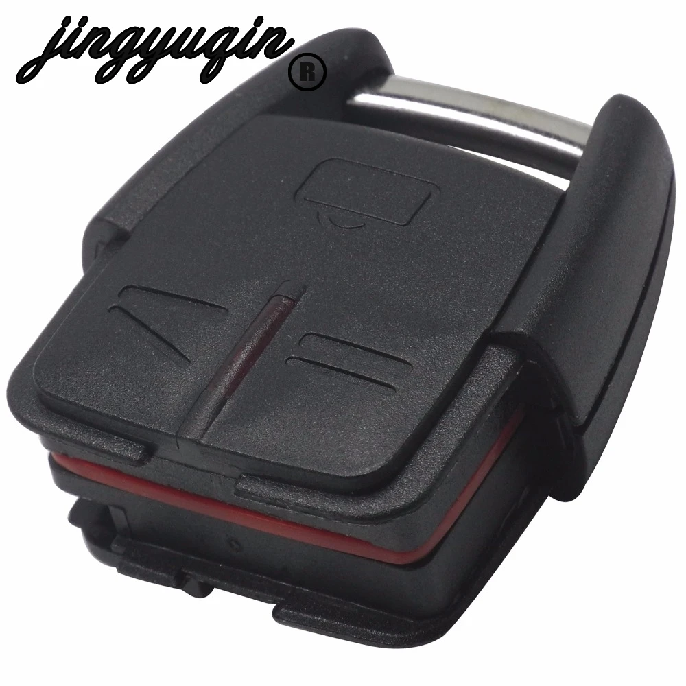 

jingyuqin Car Key Case Shell for Vauxhall Opel Frontera Omega 3 Buttons No Chip Car Key Case Flip Fob Remote Car Cover