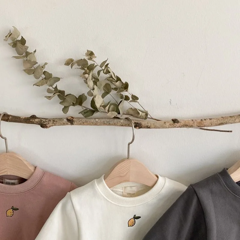 Autumn Baby Bodysuits Lemon One Piece Jumpsuits for Girls and Boys