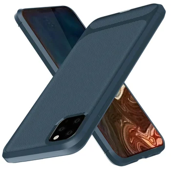

50pcs/lot For iPhone 11 6.1 11 Pro 5.8 inch Shockproof Luxury Case Carbon Fiber Ultra Thin TPU Case For iPhone 11 Pro Max 6.5