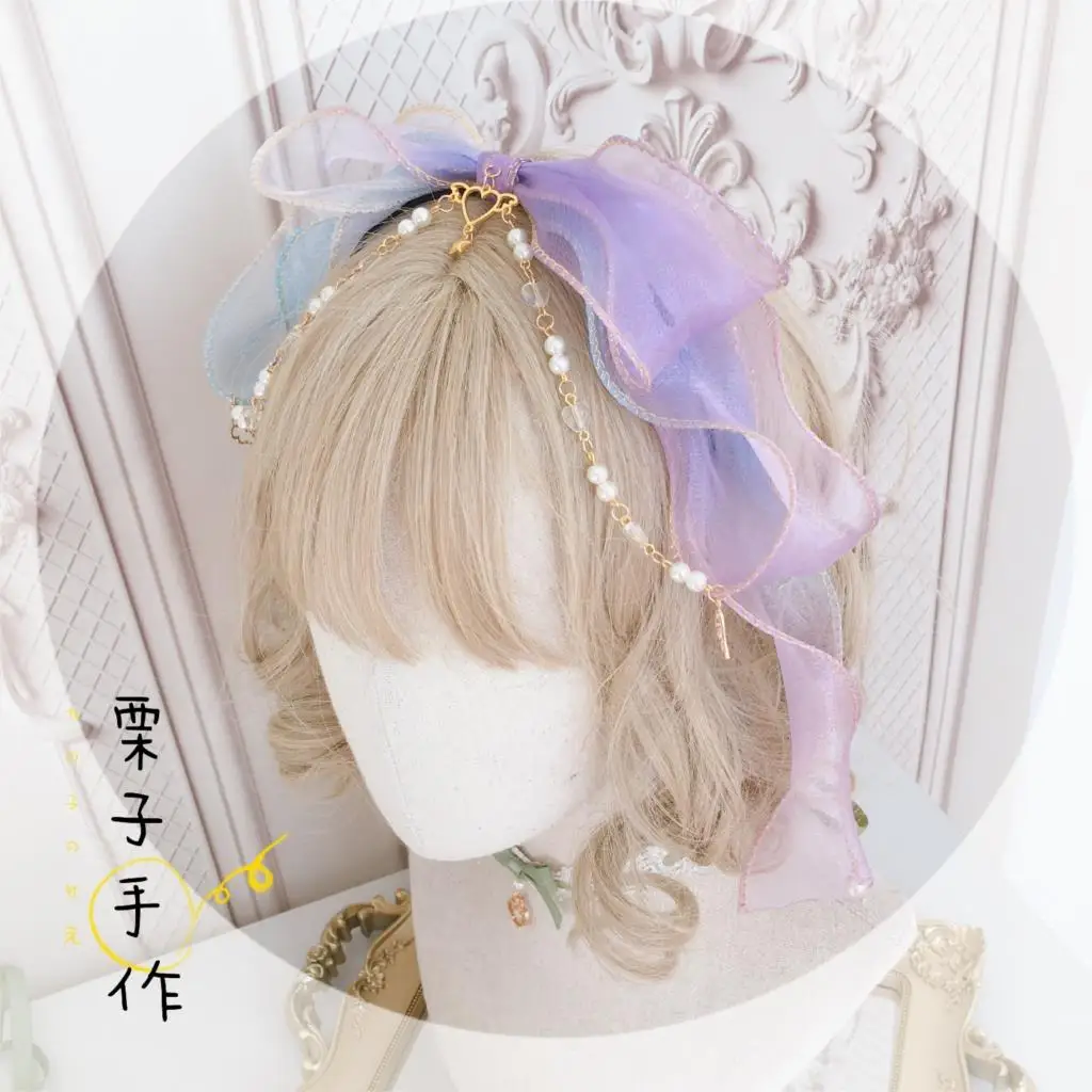 

The Original Lolita dust gradient hair hoop Lolita KC purple hair