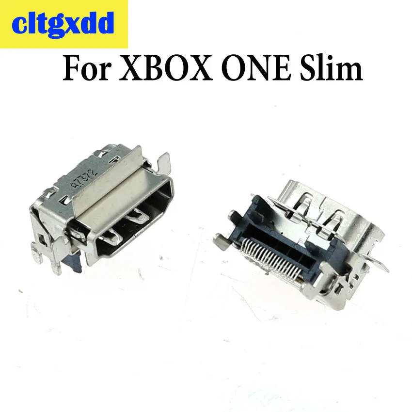 

cltgxdd Console Jack Hdmi-compat Port Jack Connector Socket Plug Replacement For Microsoft Xbox One S Slim