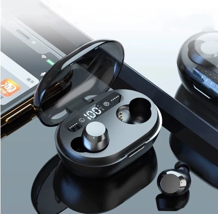 

TWS IPX6 Touch Bluetooth Wireless 5.0 Earphone CVC Noice Cancel With LED Display HD Microphone HIFI HFP Music Stereo Sound