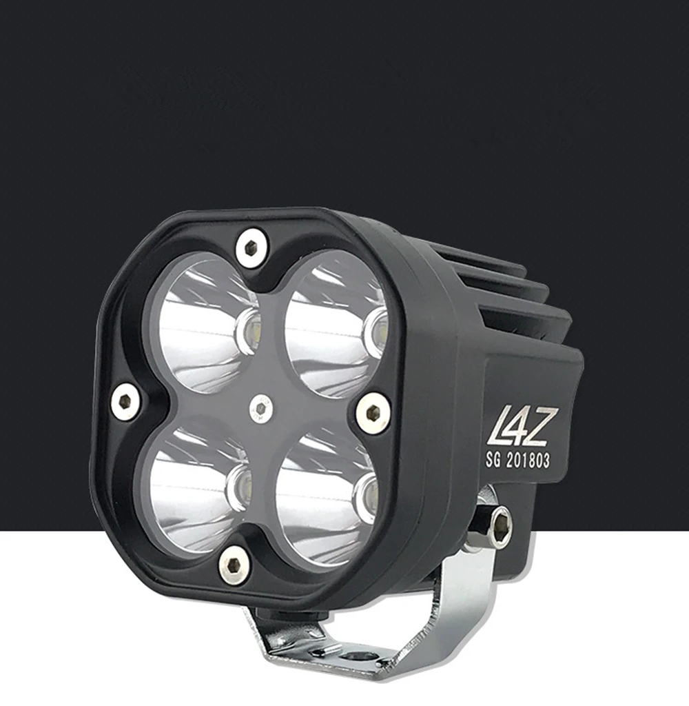  Universal 60W 6500lm Motorcycle LED Spotlight Headlight Fog Light Auxiliary 6500K White LED Spot li - 4000145453890