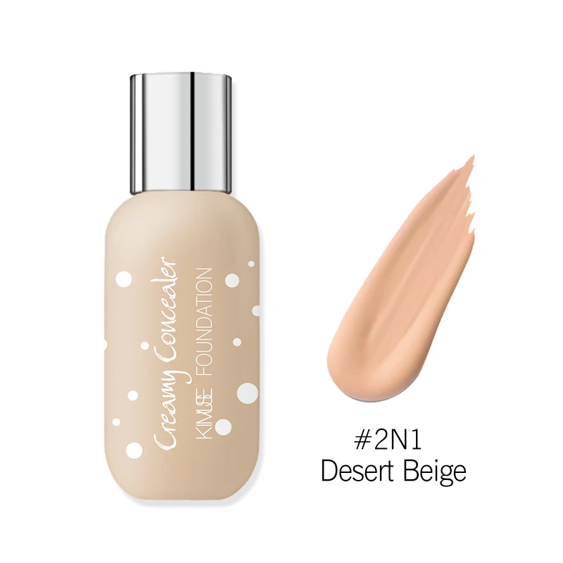 2N1 Kimuse 24H Pro-Matte power износ основа крем Основа макияж профессиональный MatteMake Up жидкий консилер водонепроницаемый натуральный бренд - Цвет: 2N1