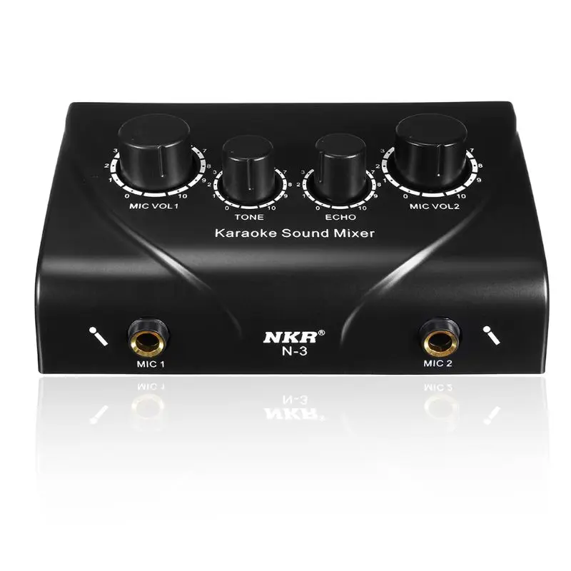 Karaoke Sound Mixer Professional System Portable Mini Digital Sound US plug
