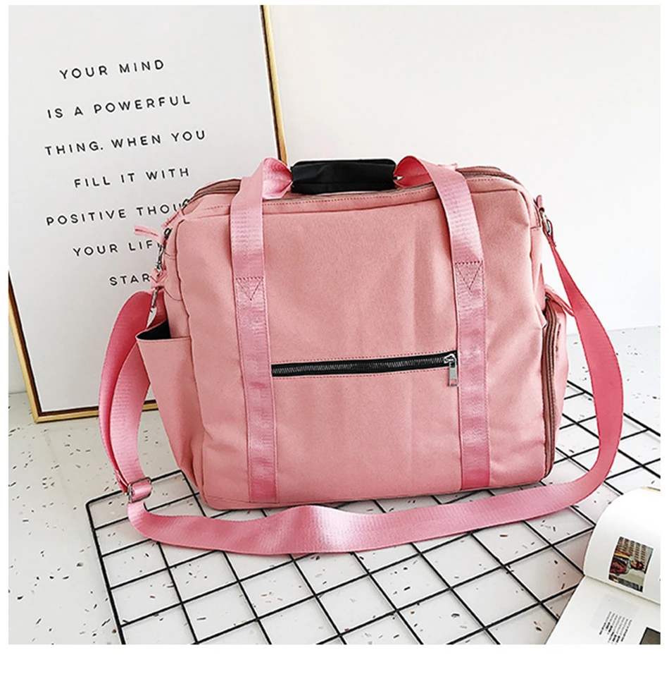 Fashion Training Gym Fitness Bag Women Men With Shoes Pocket Dry Wet Travel Handbag Luggage Fashion Sport Swimming Yoga Mat Bags