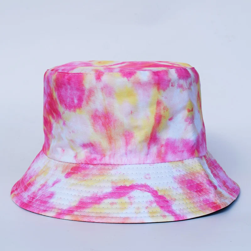 Summer Tie Dye Bucket Hat for Men Women 