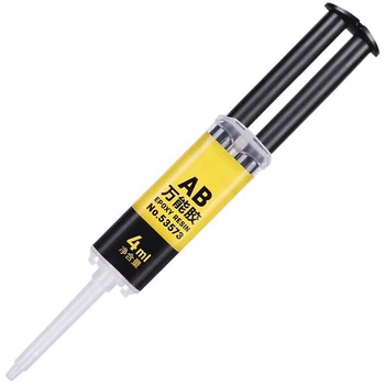 

Epoxy resin AB glue 4ml super liquid glue cured in two minutes, used for glass metal ceramic office supplies