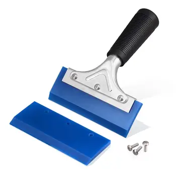 

EHDIS Carbon Fiber Film Wrapping Snow Scraper Foil Vinyl Film Wrap Rubber Blade Squeegee Window Tint Ice Cleaning Wiper For Car